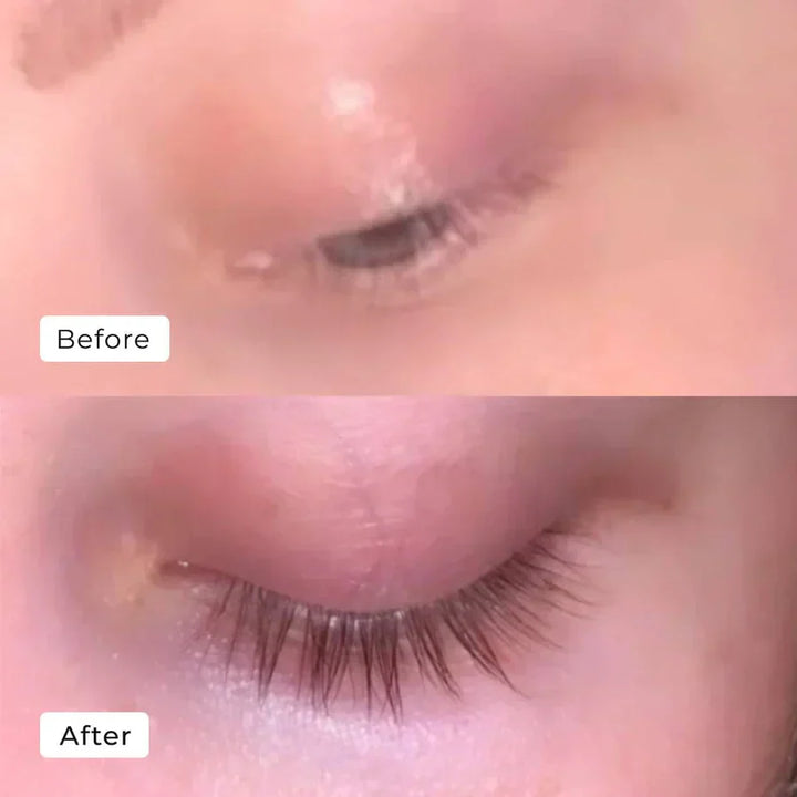 Anwendung des Wimpernserums mit Präzisionsapplikator. Für dauerhaft schöne, kräftige & dichte Wimpern.