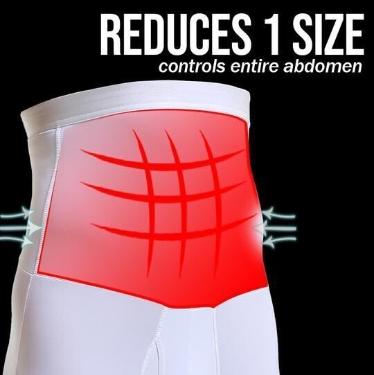 Nahtlose Herren Shapewear Shorts mit hoher Taille für maximale Bauchkontrolle. Unsichtbare Männerunterwäsche.