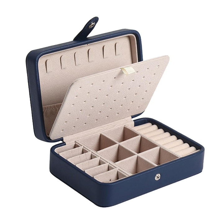 Hochwertiges Damen Schmuckkästchen aus Leder, elegant und funktional zur sicheren Schmuckaufbewahrung.
