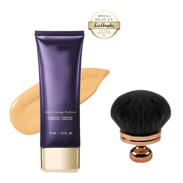 Damen Body-Makeup wasserfest: Makellose Foundation für Beine & Körper. Kaschiert Unebenheiten, perfektioniert die Haut.