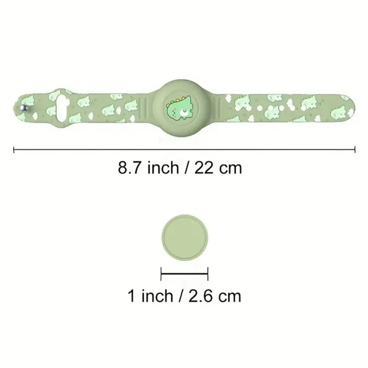 Geschenkidee für Kinder: Stylisches Airtag-Armband zur Kindersicherung, bunt und praktisch.