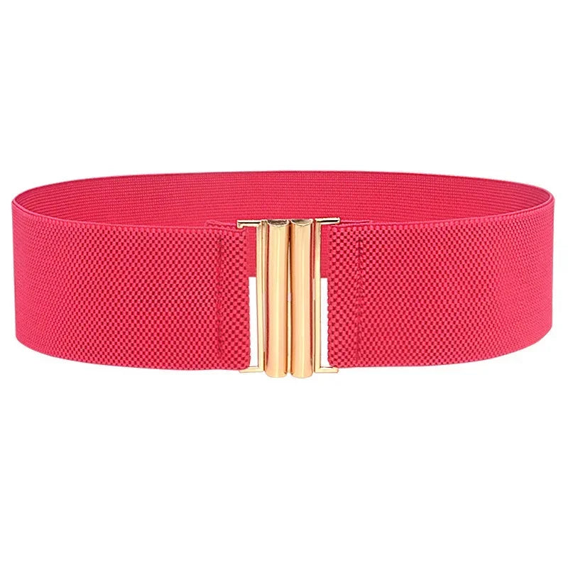 Moderner Stretch-Taillengürtel für Damen, schmal & elegant. Betont die Figur als stilvolles Modeaccessoire.