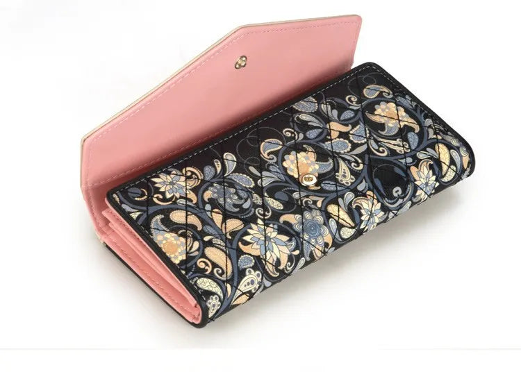 Damen-Accessoire: Elegante Clutch "Hängematte", praktische Geldbörse, Kartenhalter und Telefontasche.