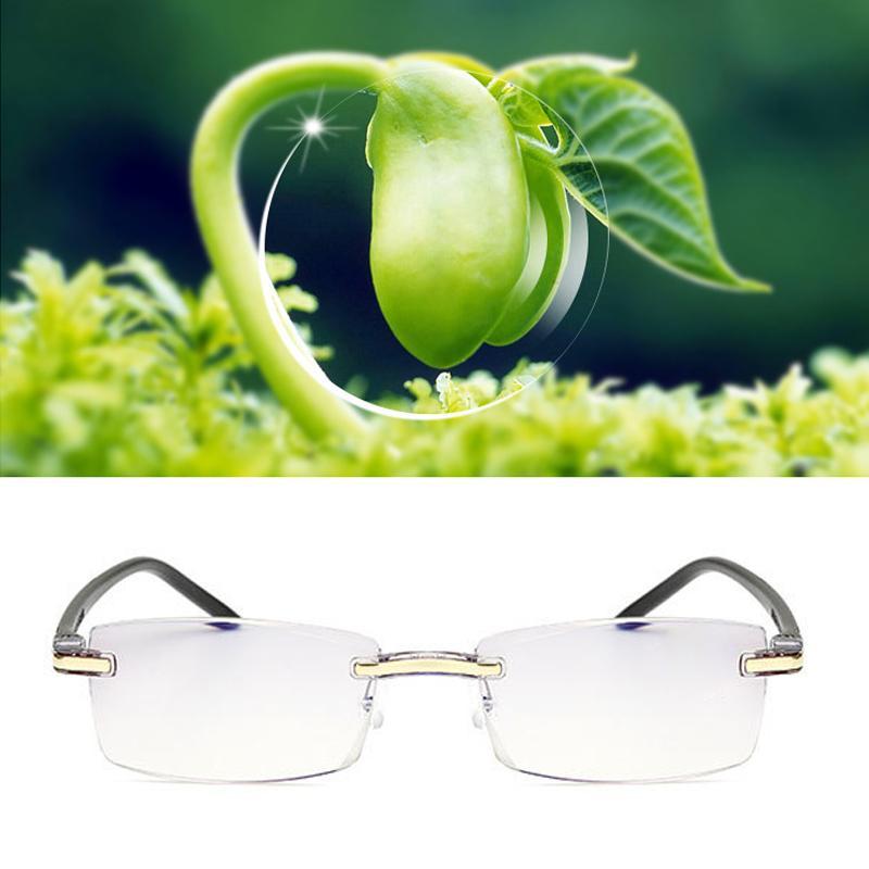 Technologisch fortschrittliche Unisex Gleitsichtbrille, progressiv, mit Blaulichtfilter für Augenschutz.
