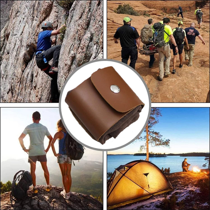 Unentbehrliches Zubehör: Faltbare Outdoor-Gürteltasche aus Canvas, wasserdicht, freihändig für Reisen.