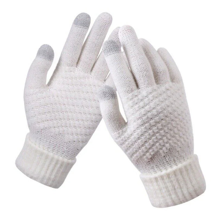 Praktische Unisex-Winterhandschuhe, touchscreen-kompatibel, halten Hände warm beim Smartphone-Gebrauch.