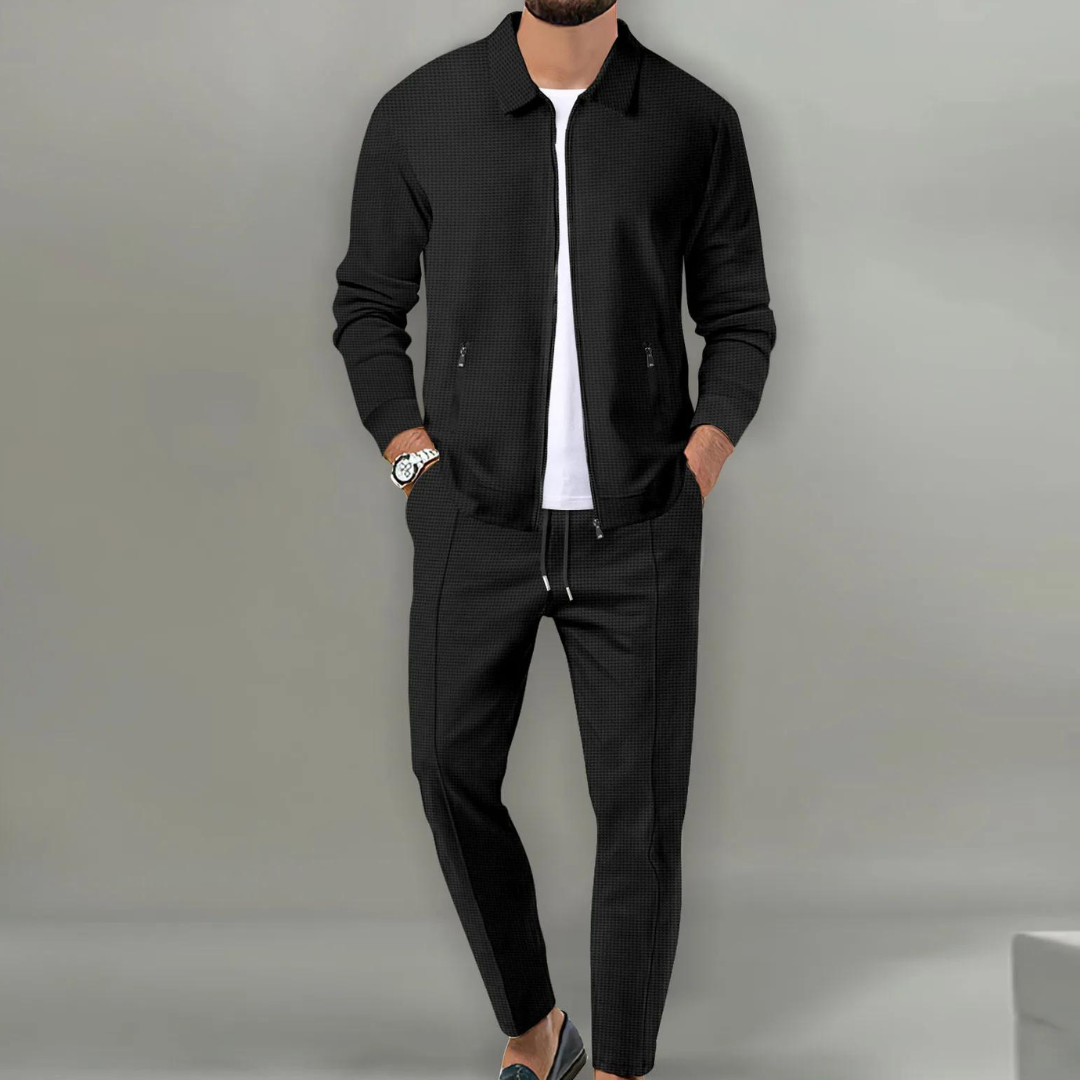 Herrenmode Freizeit Look: Modernes, vielseitiges Outfit Set für Männer, ideal für Herbst und alle Jahreszeiten, elegant & praktisch.