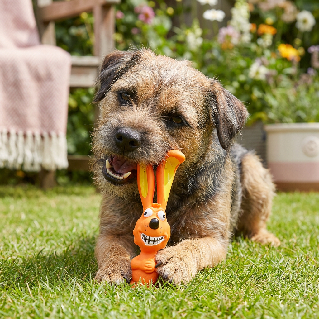 Umweltfreundliches Naturlatex Hundespielzeug, robust & zahnschonend, für gesunde Hundezähne.