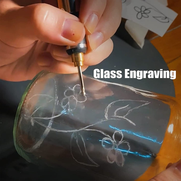 Hochpräziser Gravierstift zum Gravieren von Holz, Glas, Metall, Keramik. Perfekt für detailreiche DIY-Projekte.