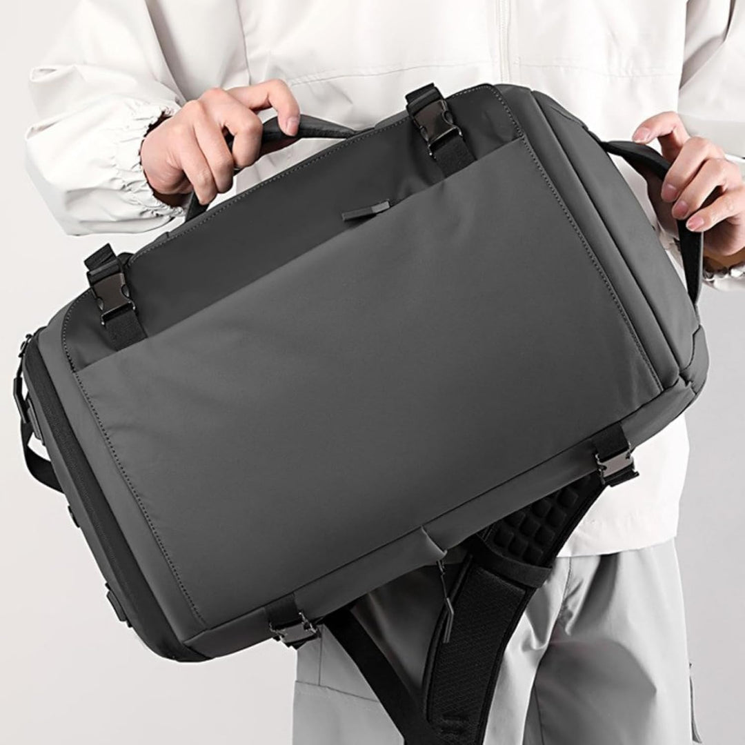 Eleganter Unisex-Rucksack, wasserdicht, mit USB-C-Anschluss für 15 Zoll Laptops – perfekt für Pendler.