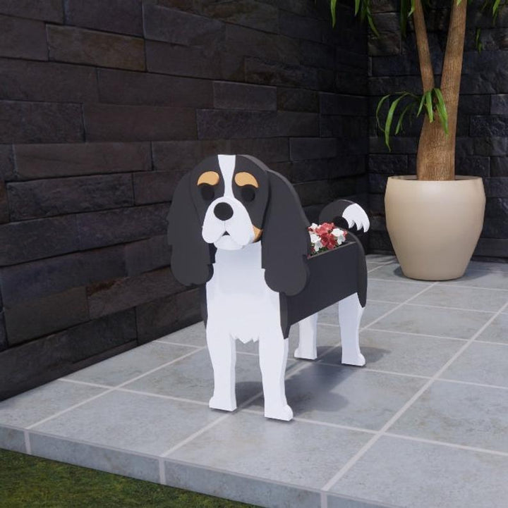 Geschenkidee: Hunde-Blumentopf, ein charmantes Pflanzgefäß für Tierliebhaber.