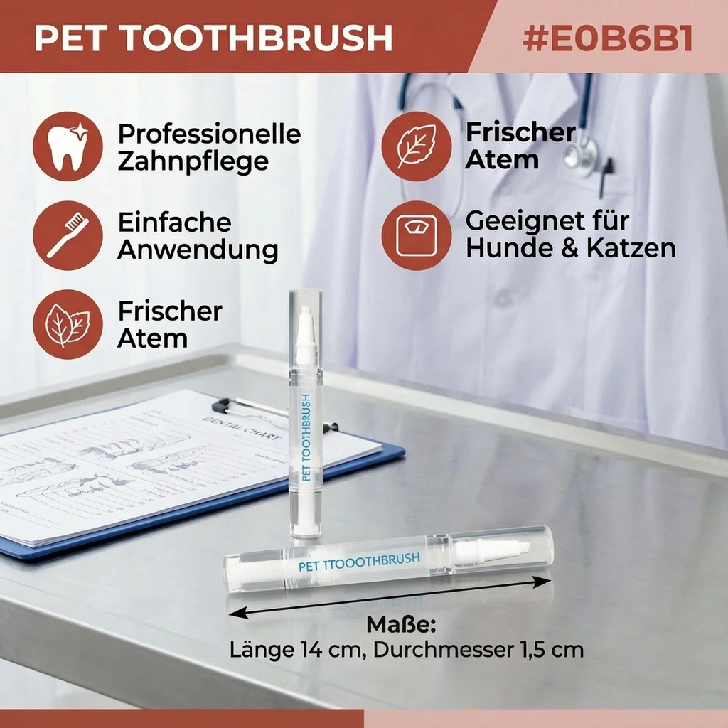 Innovative Mundhygiene für Hunde und Katzen: Pflege-Stift für gesunde Zähne, Zahnfleisch und frischen Atem.