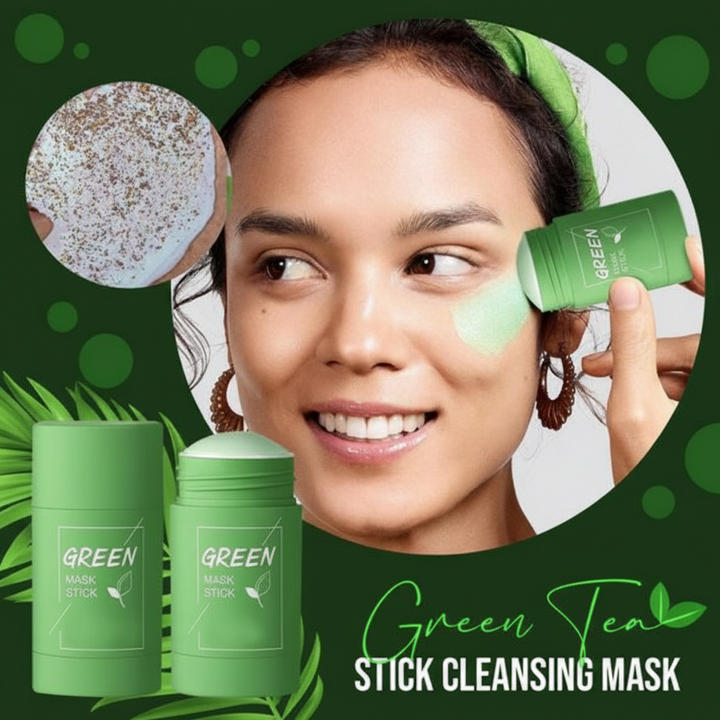 Grüntee & Retinol Stick-Maske bekämpft unreine Haut, klärt Poren und wirkt anti-aging.