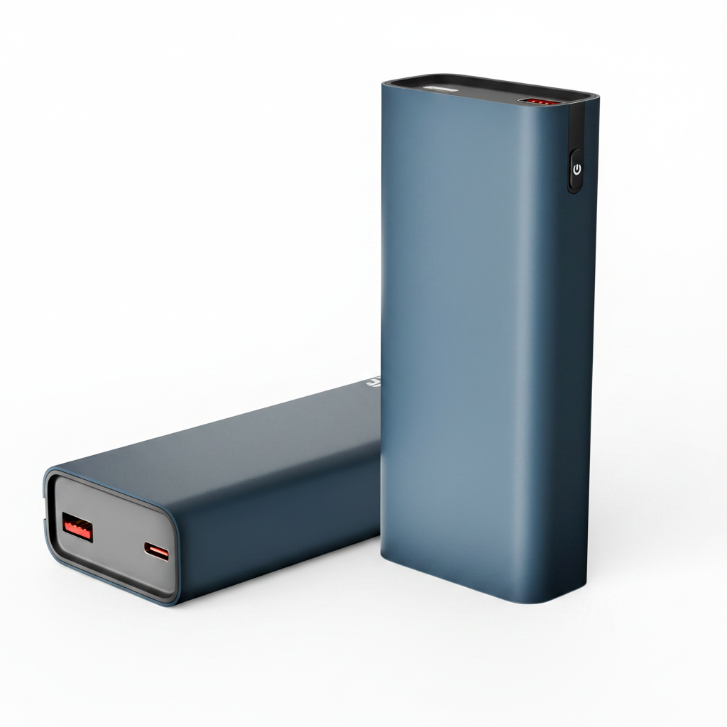Mobile Powerbank 10.000 mAh, ultraschnell, zum Laden von Smartphone & Tablet unterwegs.