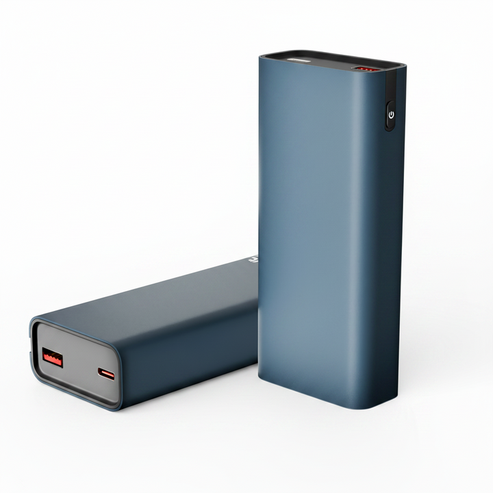 Mobile Powerbank 10.000 mAh, ultraschnell, zum Laden von Smartphone & Tablet unterwegs.