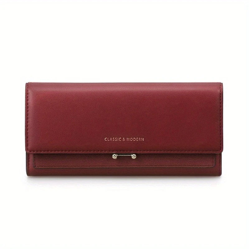 Chic Damen Clutch & Portemonnaie, elegante Geldbörse mit Pailletten und vielen Fächern, ideal für Stilbewusste.