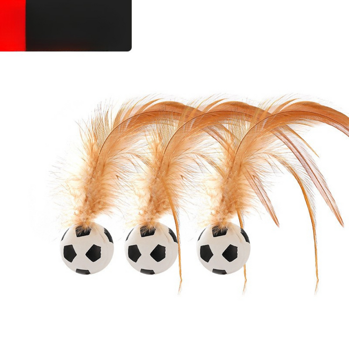 Faszinierendes Federball Katzenspielzeug, das Ihre Katze aktiv & beschäftigt hält. Ideal für Spiel & Bewegung.