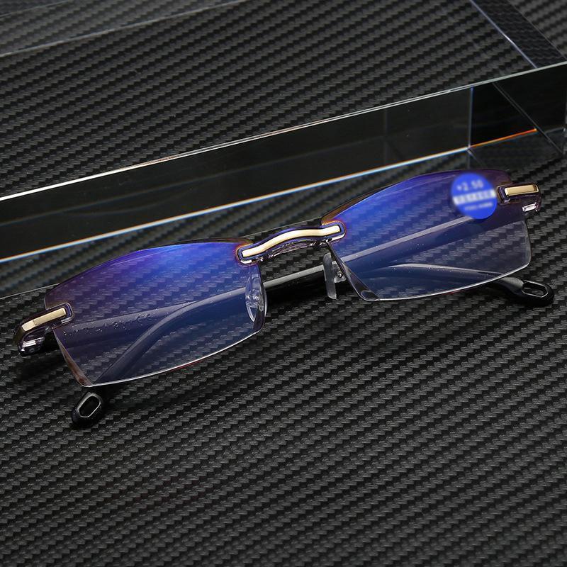 Flexible TR90 Unisex Gleitsichtbrille, progressiv, mit Blaulichtfilter und UV-Schutz für optimales Sehen.