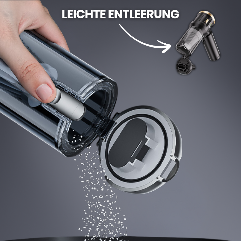 Kompakter Handstaubsauger-Modus des Akku Staubsaugers für schwer erreichbare Stellen.