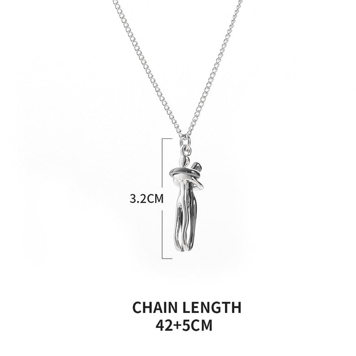 Stilvolle Unisex Paarhalskette aus S925 Silber. Perfekt um Liebe & Verbundenheit zwischen Partnern zu zeigen.