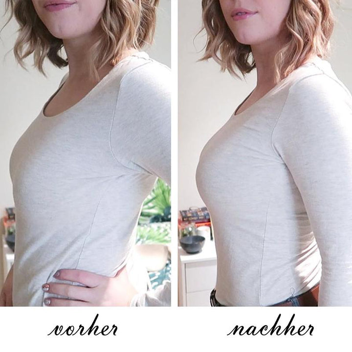 Schlichter, nahtloser Damen Bandeau-BH, trägerlos mit Push-up. Rutschfeste Basic-Unterwäsche, sehr komfortabel.