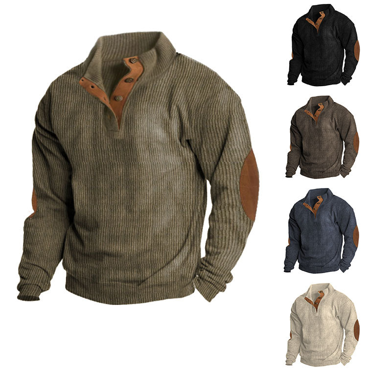 Stilvoller Herren Winter-Pullover, atmungsaktiv & warm. Ideal für Wandern, Outdoor-Abenteuer & Freizeit.