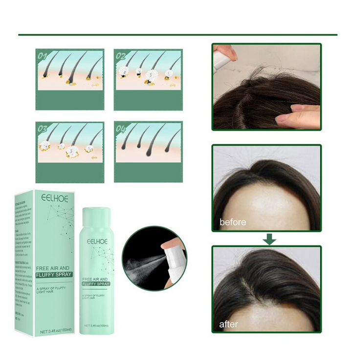 Volumenspray für feines Haar auf Ablage: Haarpflege für mehr Fülle, Ölregulierung & frisches, nicht fettendes Styling.
