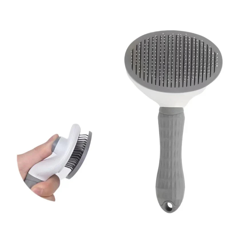 Ergonomische Tierbürste für effektive Haarentfernung. Ideal für Hundefell & Katzenfellpflege.