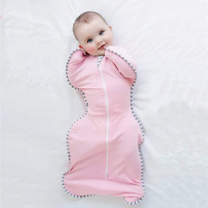 Weicher Puckschlafsack für Babys, ideal als Schlafhilfe. Beruhigend & gemütlich für sicheren Neugeborenen Schlaf.