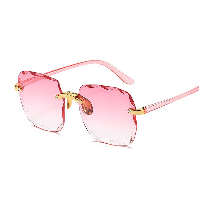 Sommerliche Vintage Sonnenbrille randlos für Sie & Ihn. Mit UV400 Augenschutz und Eleganz.