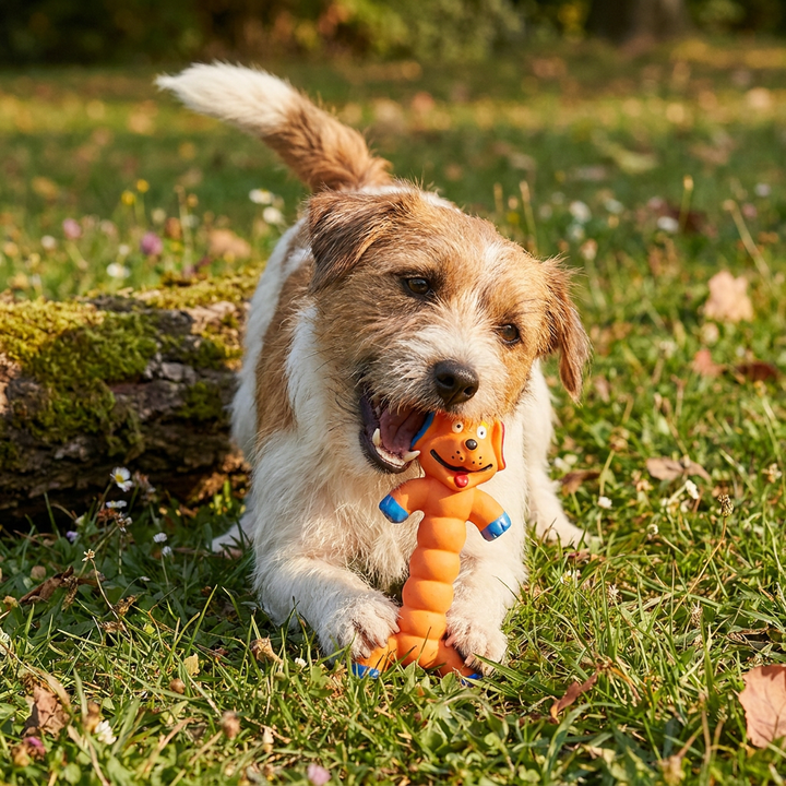 Hochwertiges Hundekauspielzeug aus Naturlatex, speziell für intensive Kauer zur Zahnpflege.