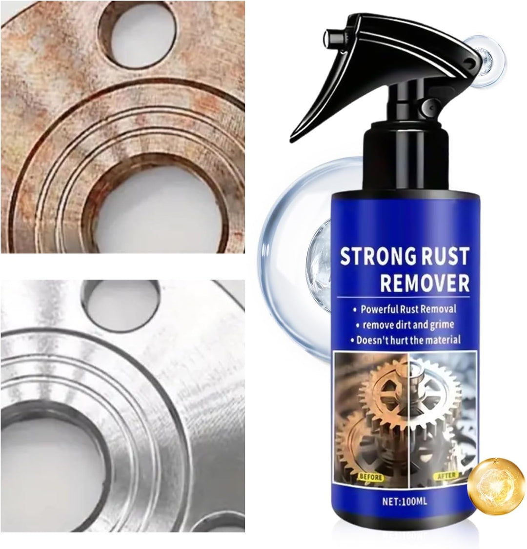 Schneller Rostlöser Spray für Metalle. Löst Rost mühelos von Werkzeugen, Eisen & Stahl. Effektive Reinigung.