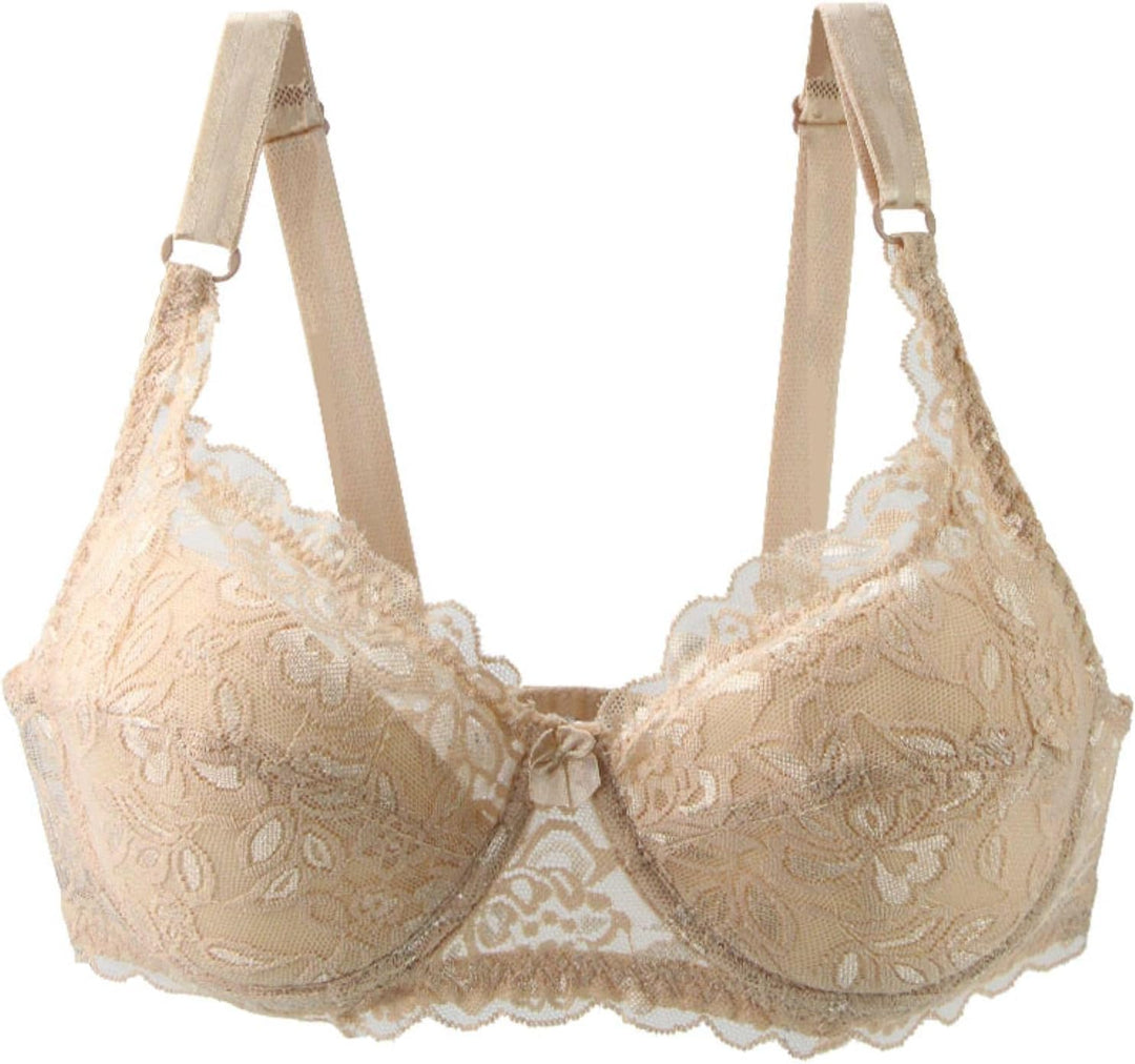Sexy Damen Push-up Spitzen-BH in Übergröße für attraktives Dekolleté, komfortable Unterwäsche.