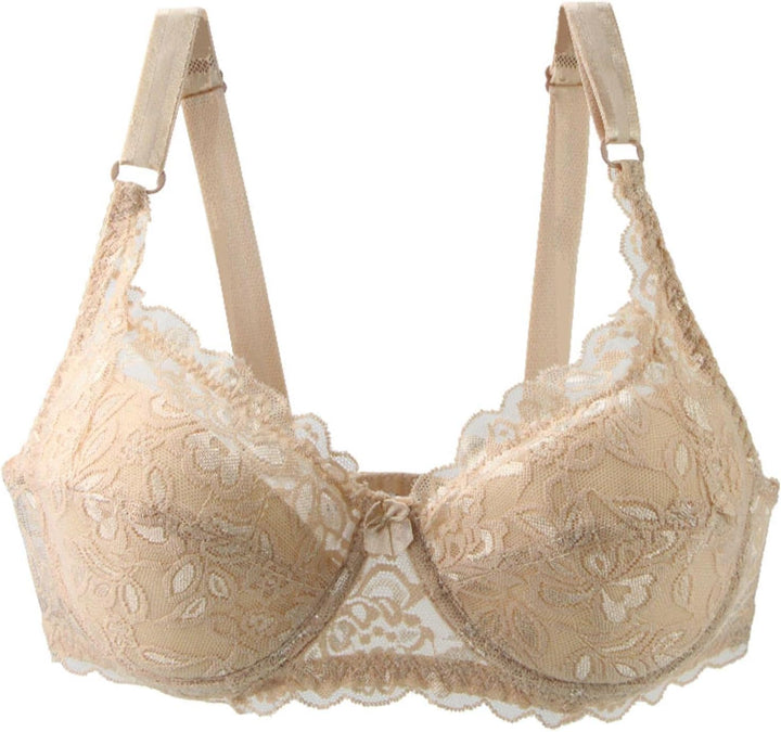 Sexy Damen Push-up Spitzen-BH in Übergröße für attraktives Dekolleté, komfortable Unterwäsche.