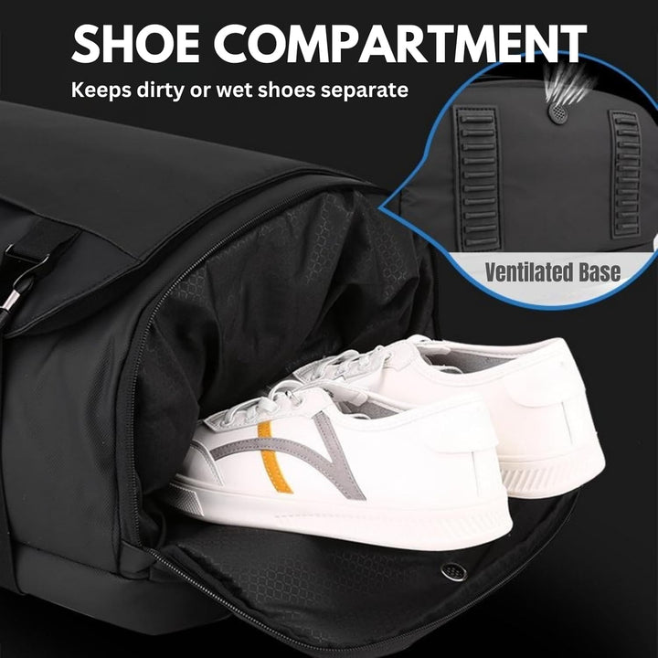Vielseitiger wasserdichter 15-Zoll-Laptoprucksack mit USB-C, geeignet für Büro, Uni und Outdoor-Abenteuer.