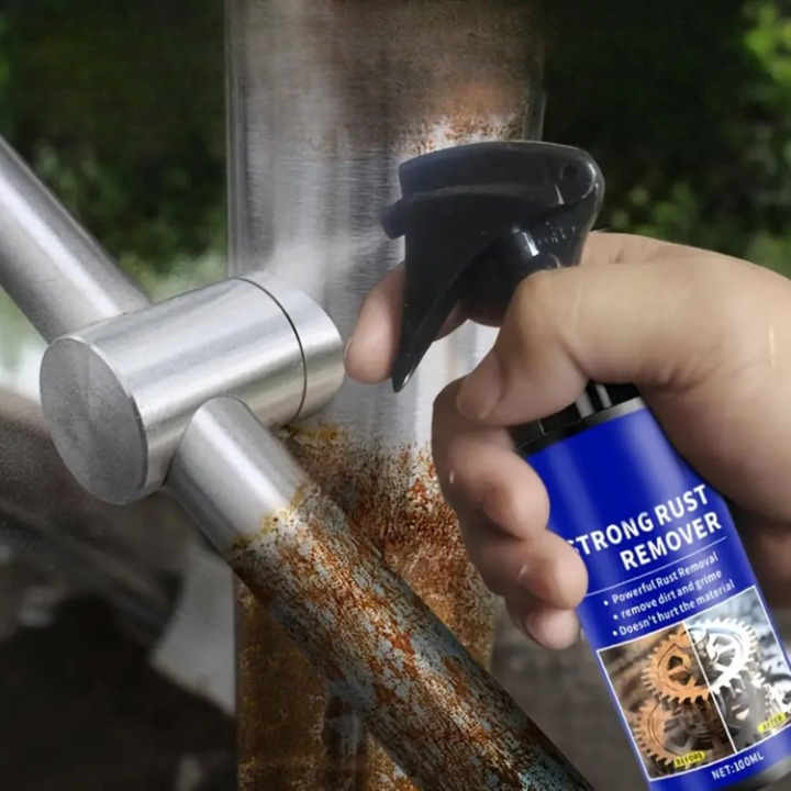 Effektiver Rostentferner für Metalloberflächen. Entfernt Rost schnell von Werkzeugen, Eisen & Stahl.