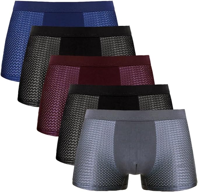 Herren Boxershorts 10er-Pack in verschiedenen Farben, weich & atmungsaktiv für Komfort im Alltag.