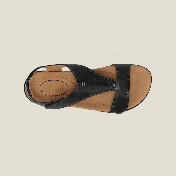 Orthopädische Damen Sandalen mit Reißverschluss, atmungsaktiv & rutschfest für besten Sommerkomfort.
