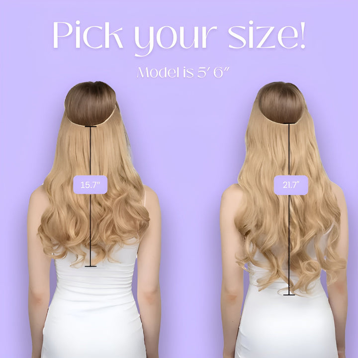 Hitzebeständige Damen Extensions: Unsichtbare Lösung für Volumen & Länge.