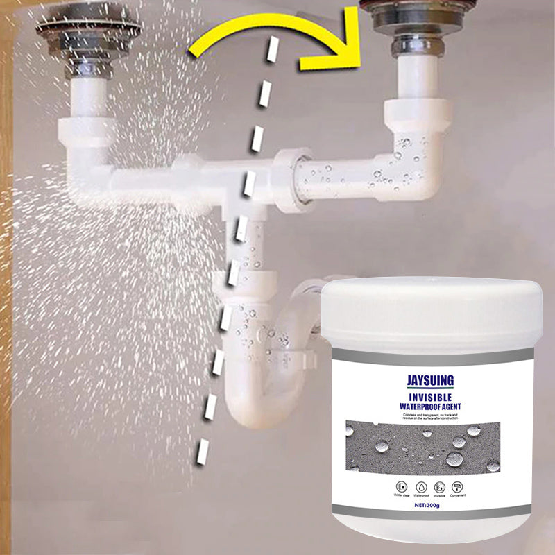 Wasserdichtes, transparentes Dichtungsmittel, wasserbasiert für einfache Heimwerker-Abdichtung.
