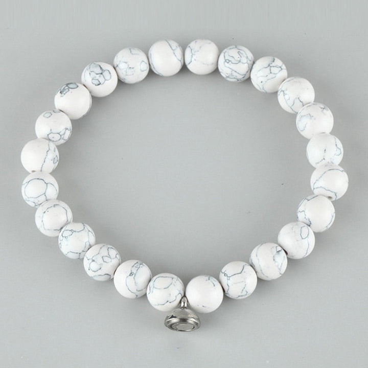 Schmuck-Armband zur Raucherentwöhnung mit Onyx Natursteinen. Unisex Design als Unterstützung gegen Verlangen.
