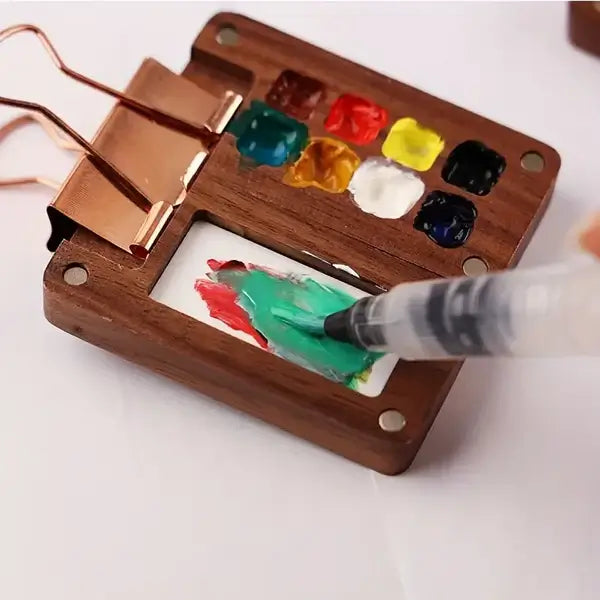 Aquarell-Set für Anfänger & Profis: 2x 24 brillante Farben im Malkasten. Leicht zu transportieren.