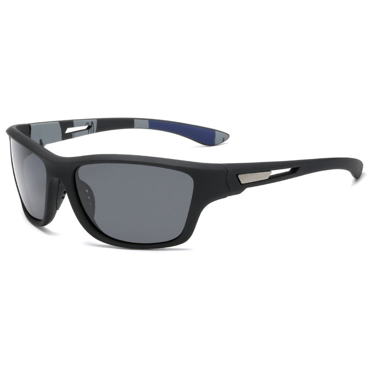Braune polarisierte Sonnenbrille für Herren, UV-Schutz, perfekt für Sport & Outdoor.