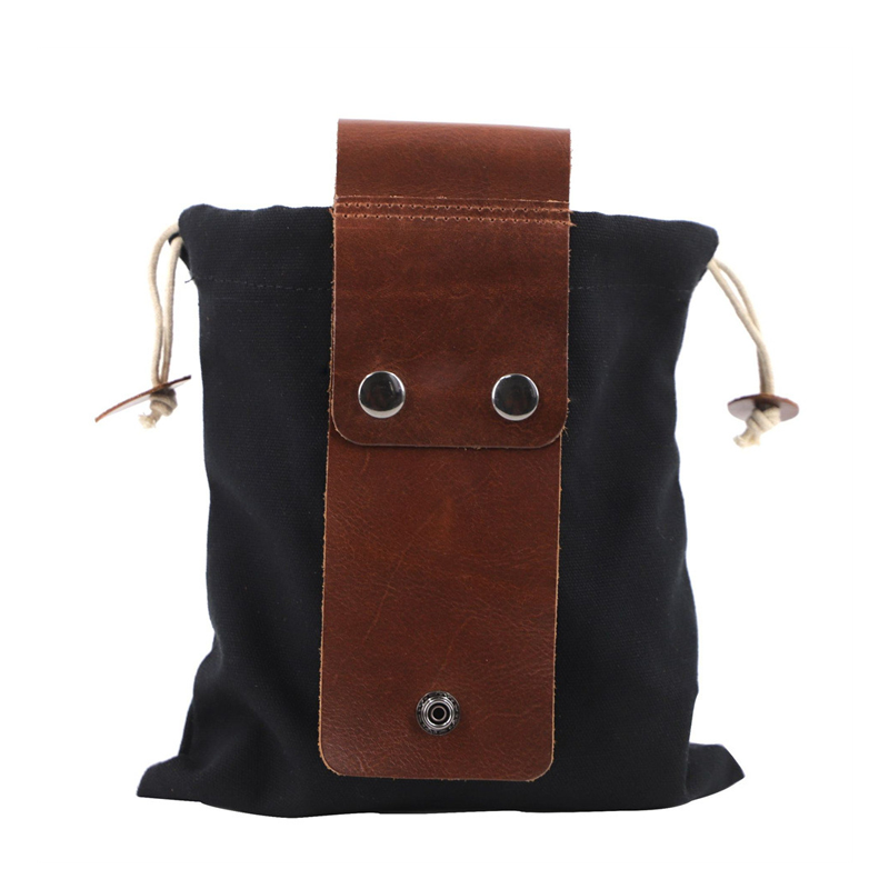 Ergonomische Outdoor-Gürteltasche aus robustem Canvas, faltbar, wasserdicht für Sport & Reise.