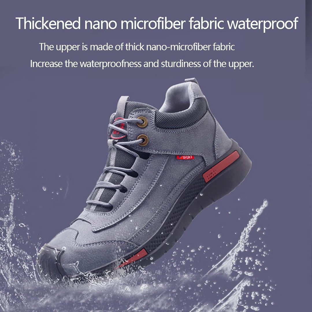 Strapazierfähige Herren Schutzschuhe mit Stahlkappe, wasserdicht und komfortabel für anspruchsvolle Jobs.