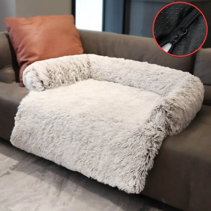 Luxuriöses Hundebett, waschbar, in verschiedenen Farben (grau, beige, dunkelgrau) für jeden Hund.