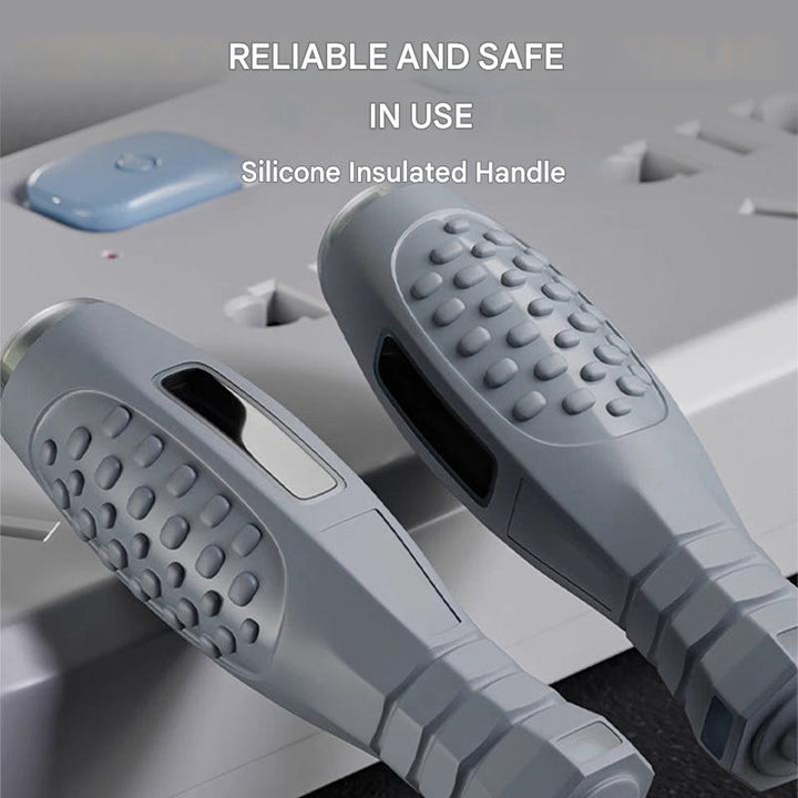 Innovatives Multitool: Schraubendreher mit integrierter Spannungsprüfung für mehr Arbeitssicherheit.