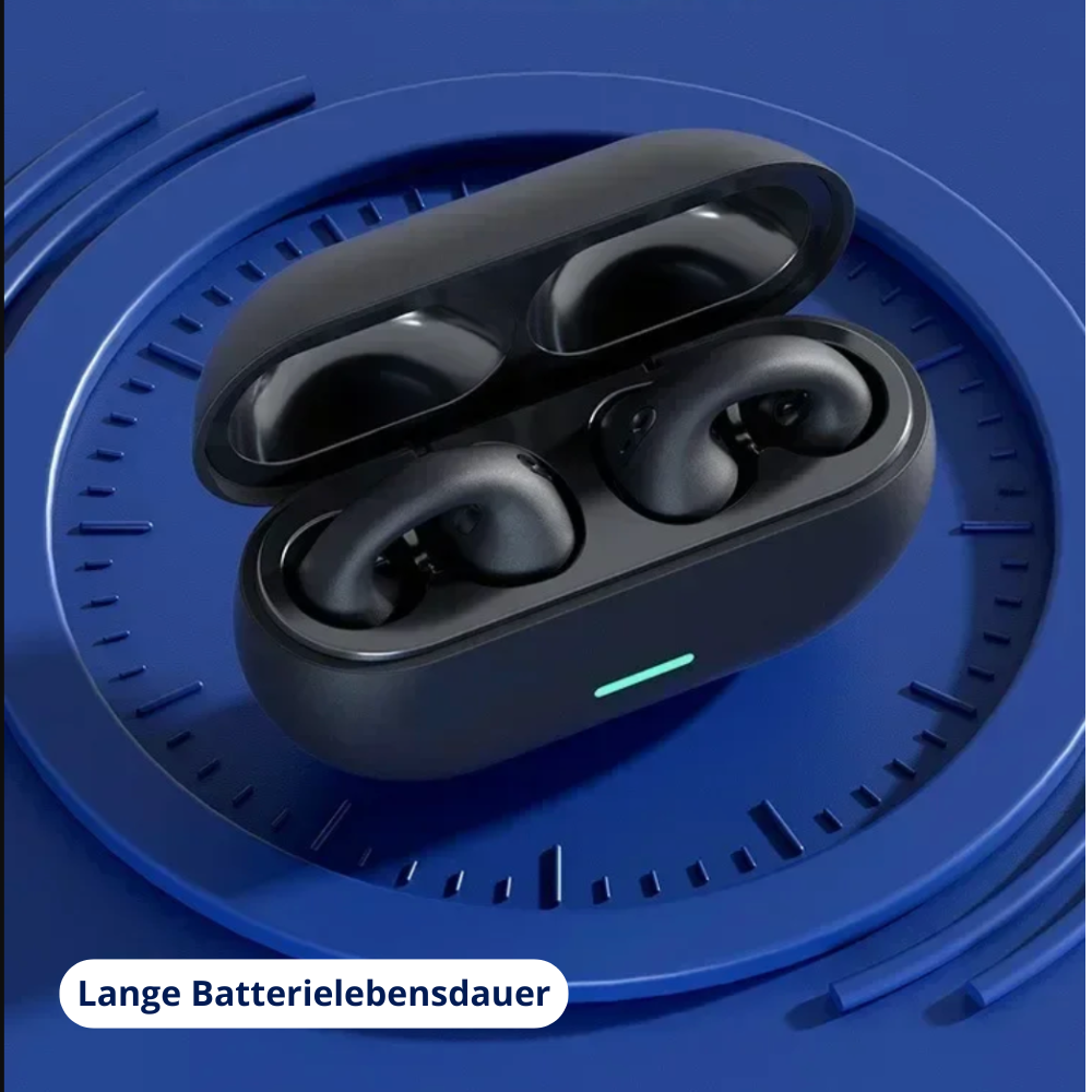 Hochwertige Knochenschall-Audiogeräte, kabellos für ungestörten Musikgenuss bei jeder Aktivität.