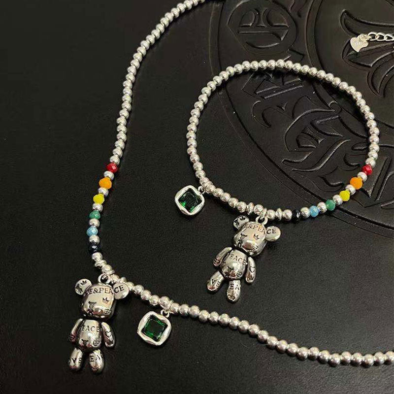 Brillante Zirkon Halskette für Damen in Sterling Silber. Edles Accessoire, das Eleganz und Glanz verleiht.