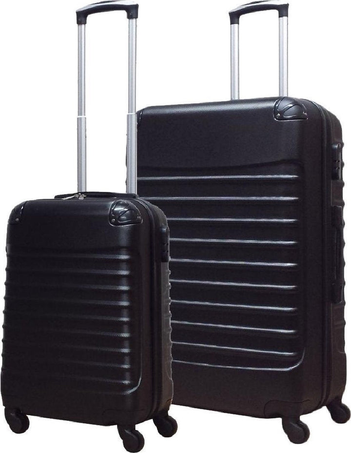 Hochwertiges 2-teiliges Hartschalenkoffer-Set, ideal als Urlaubsgepäck und Reisebegleiter.